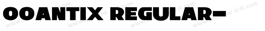00antix Regular字体转换